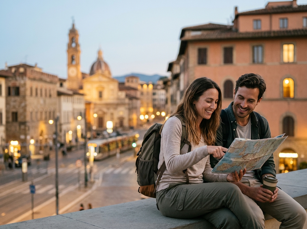 France 3 Week Itinerary: Paris to the Riviera, illustration of French train and field